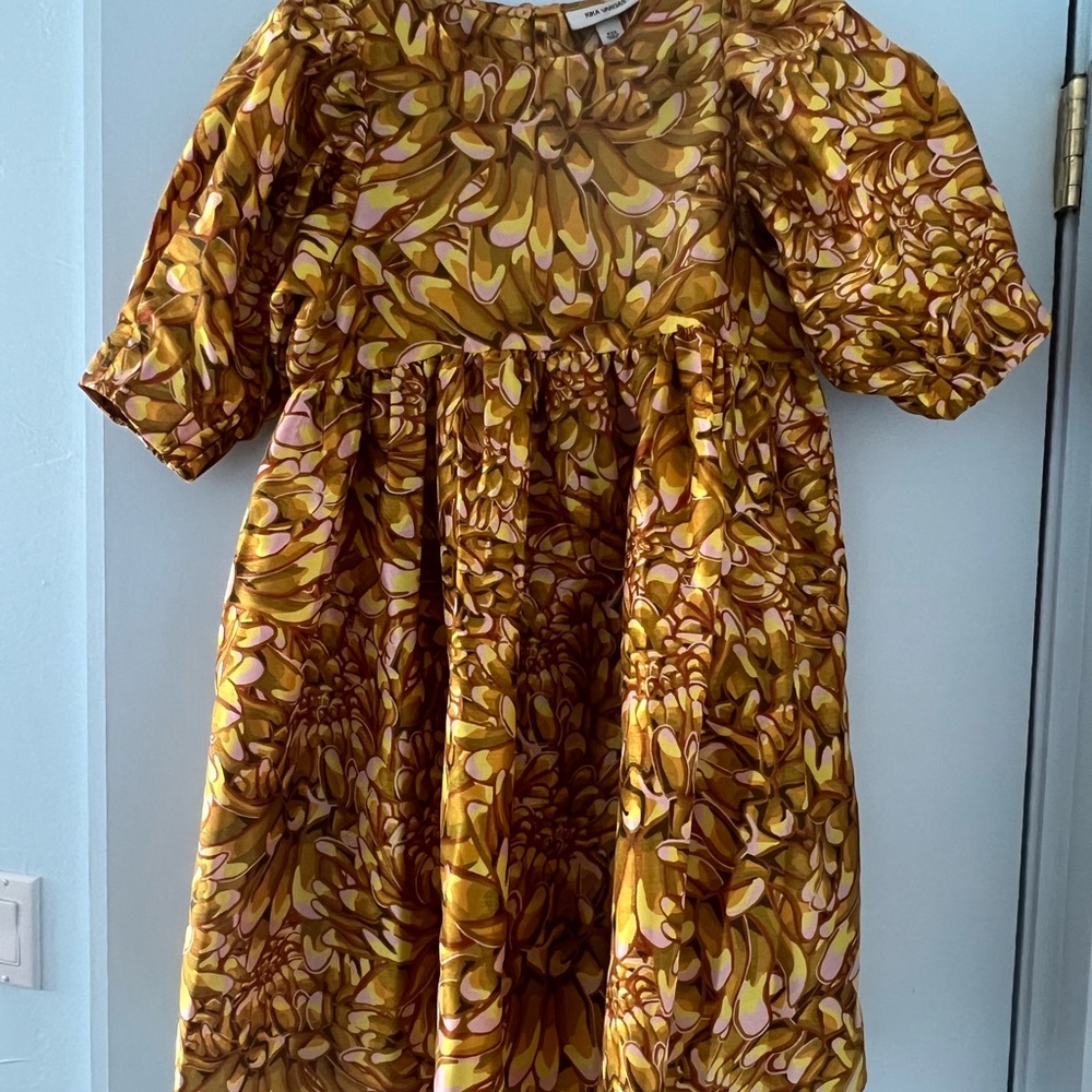 Kika Vargas Floral Women’s Yellow Dress